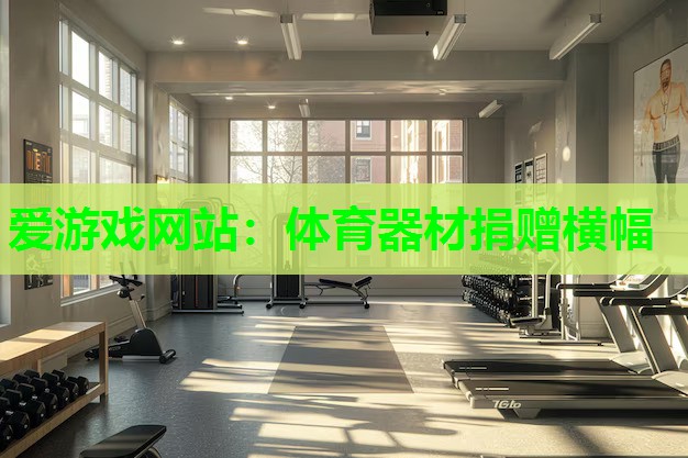 爱游戏网站：体育器材捐赠横幅